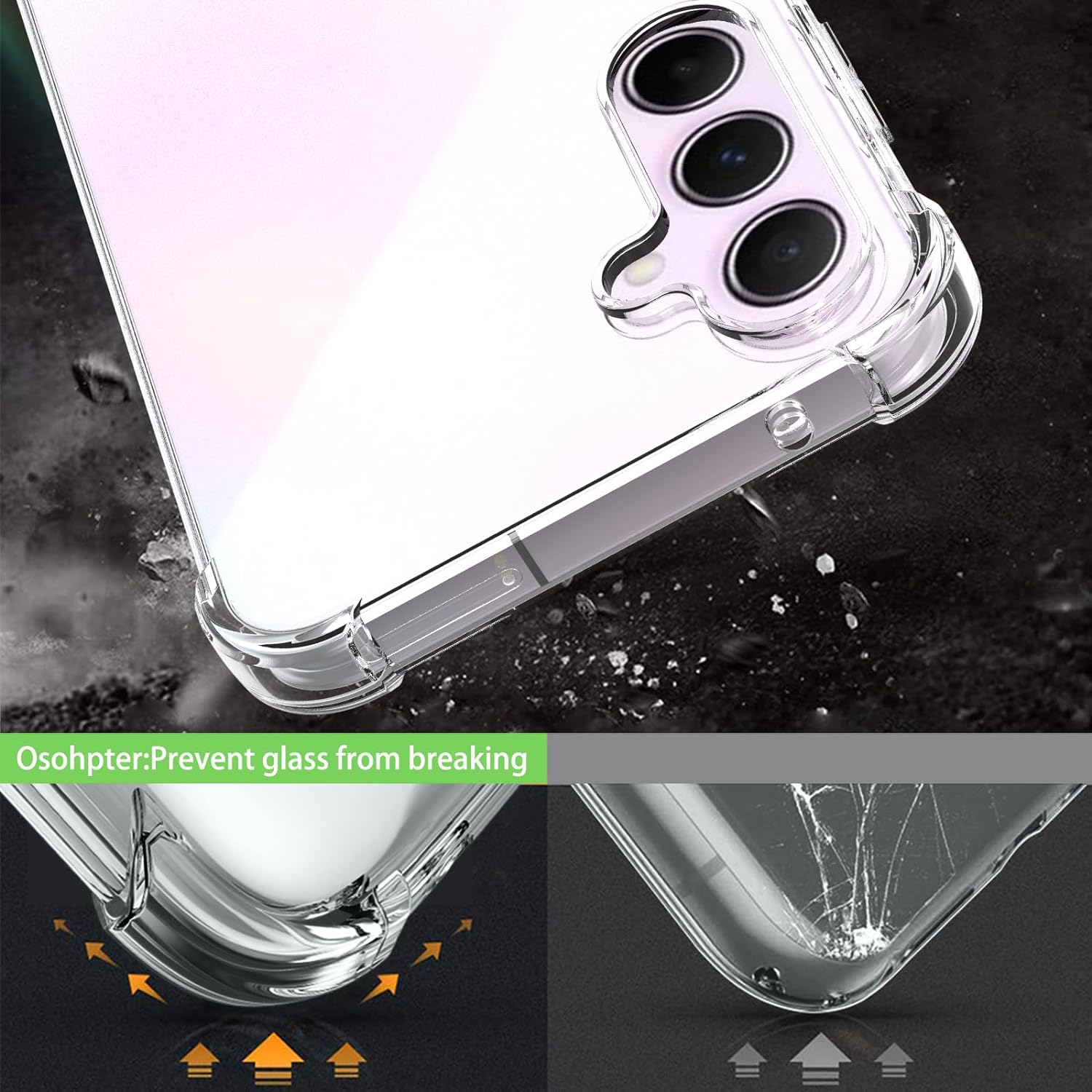Coque souple en TPU pour Samsung Galaxy A55 5G Coque souple en TPU pour Samsung Galaxy A55 5G